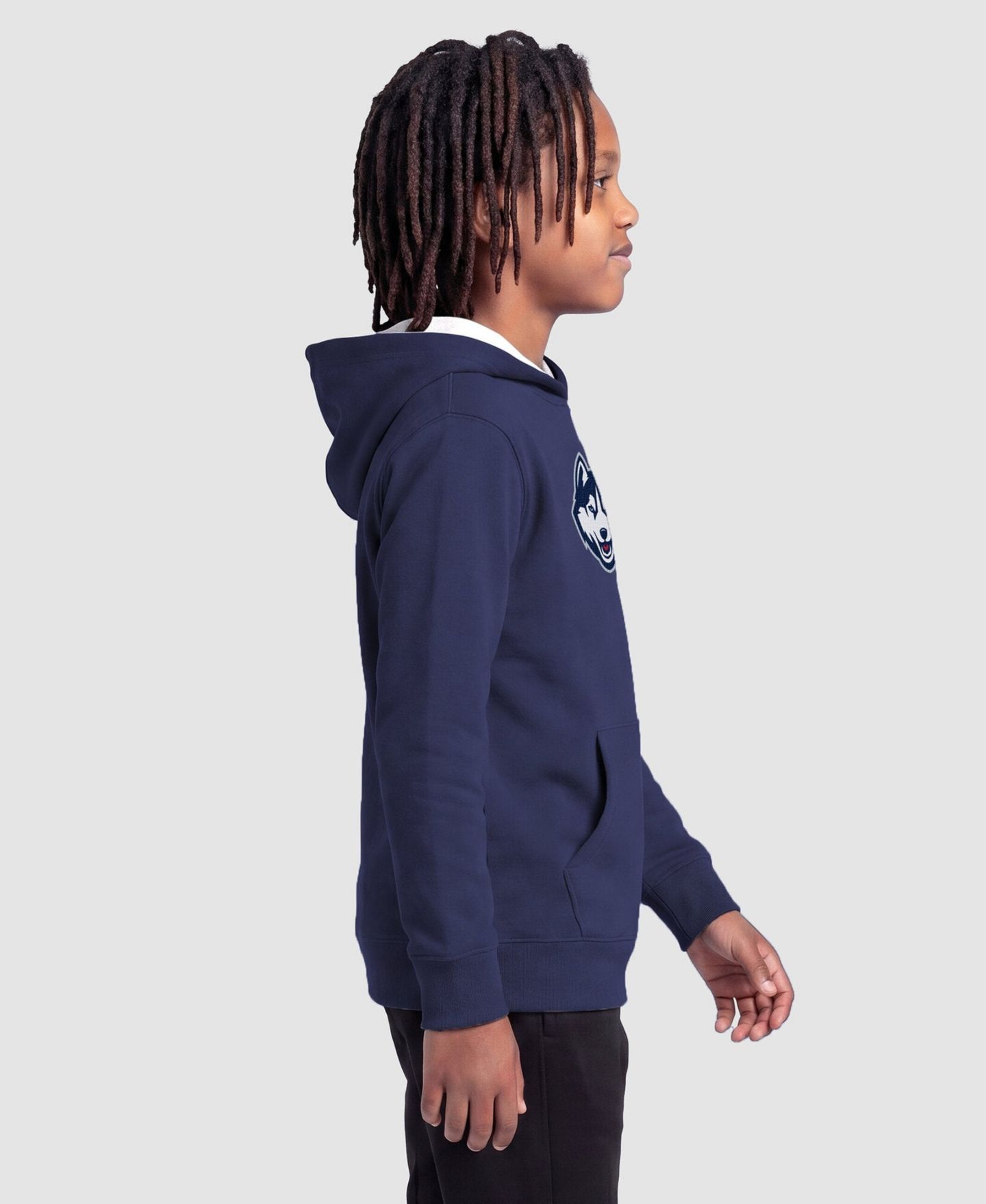 Детское худи Champion Navy UConn Huskies Fleece — фото 4