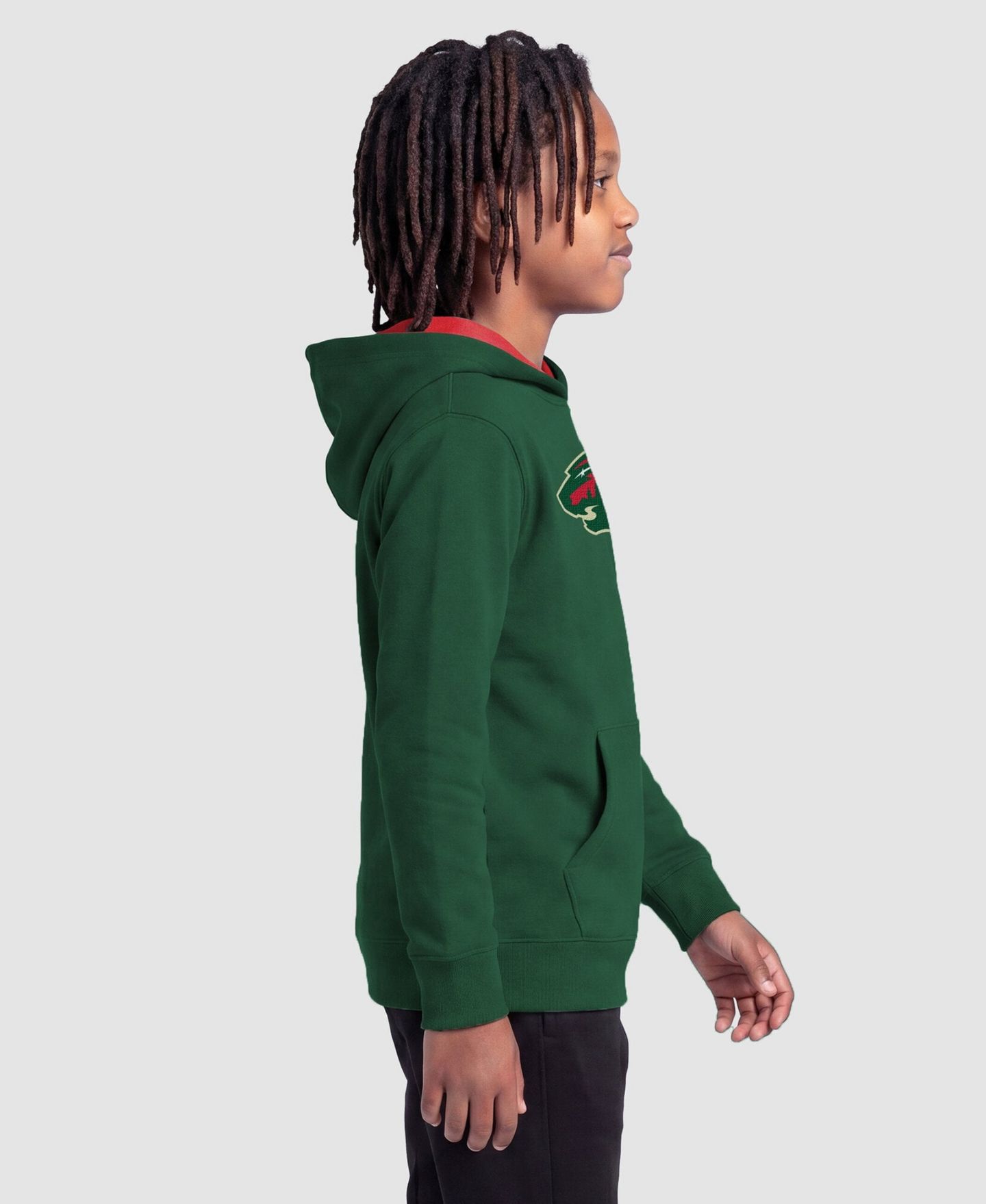 Детское худи Champion Green Minnesota Wild Fleece — фото 4
