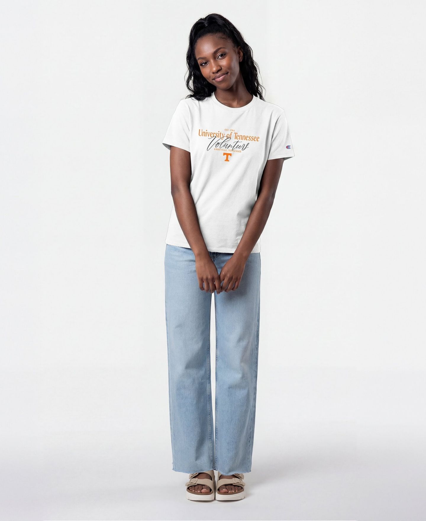 Женская футболка Champion White Tennessee Volunteers Lifestyle — фото 3