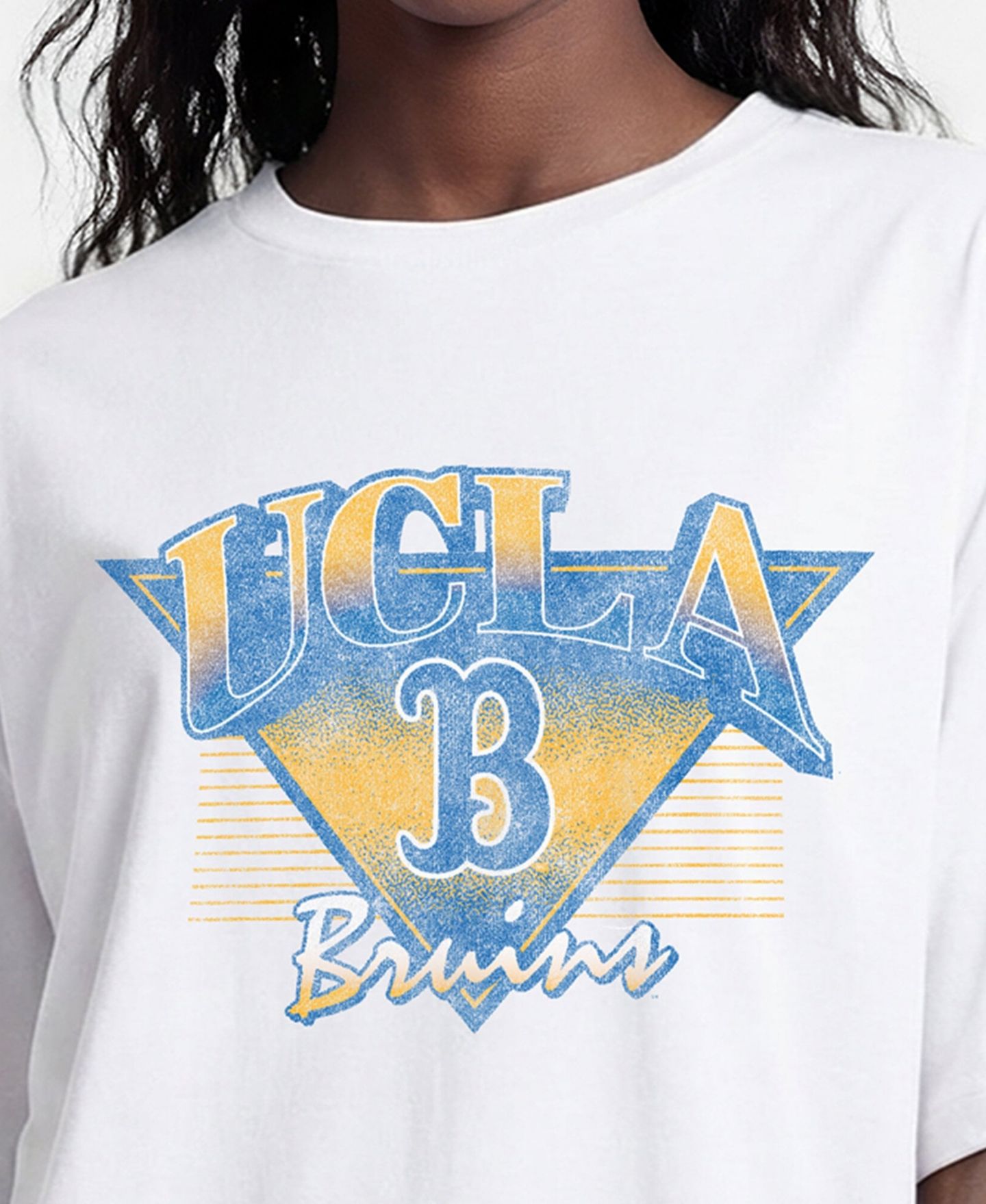 Женская футболка Champion White Ucla Bruins Retro Oversized — фото 4