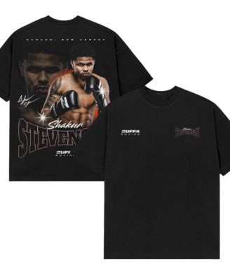 Men's Shakur Stevenson Black Zuffa Boxing T-Shirt