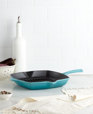 Le Creuset - Enameled Cast Iron Square Skillet Grill, 10.25"