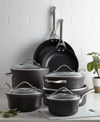 Calphalon - Contemporary Nonstick Cookware, 12 Piece Set Dishwasher Safe