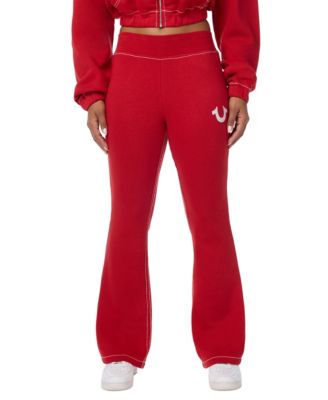 Women's Big T Bootcut Mid-Rise Cotton-Blend Pants