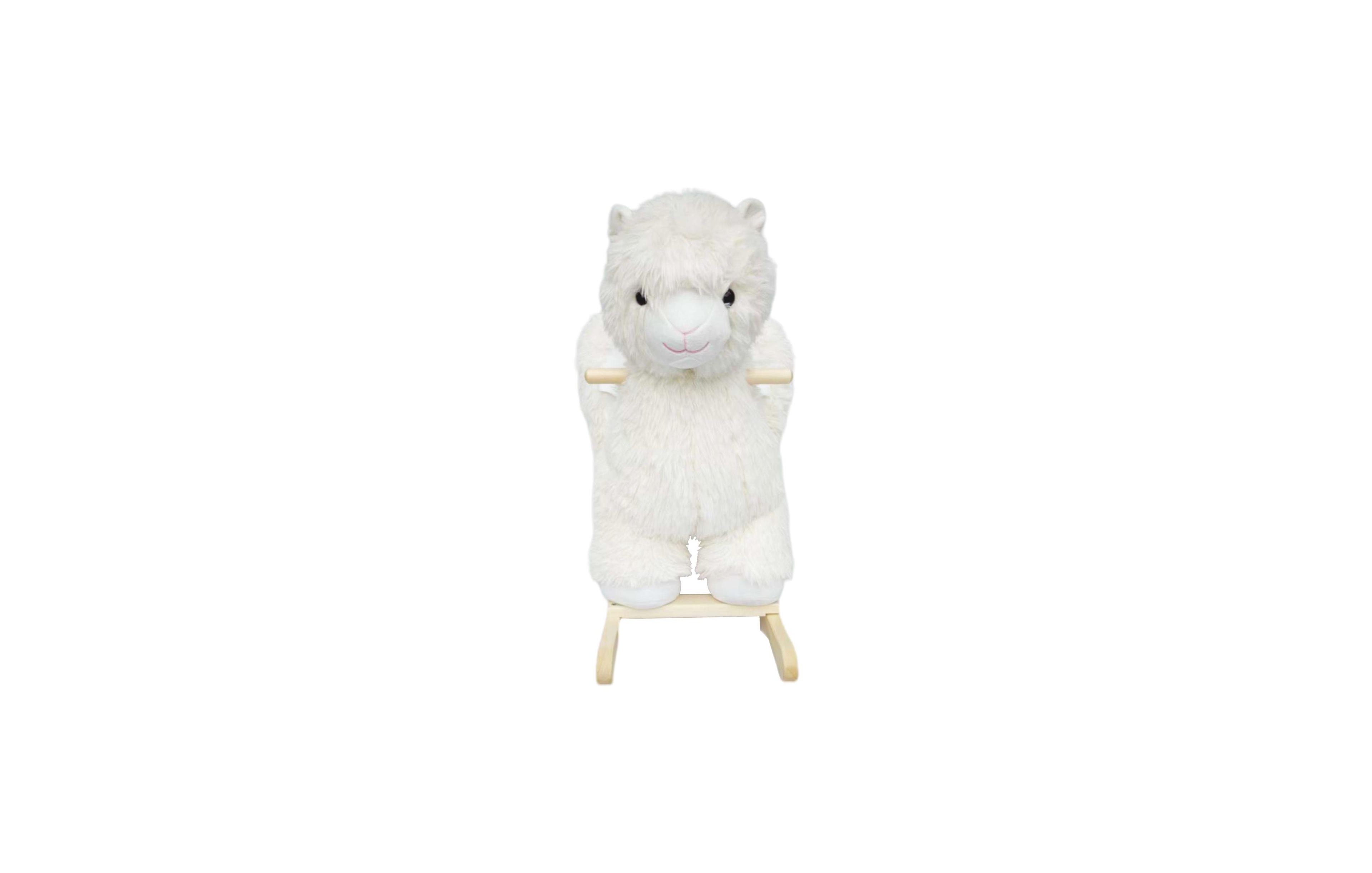 Sevorley Plush Rocking Ride-On Toy, Seat Restraint, Ages 1-3