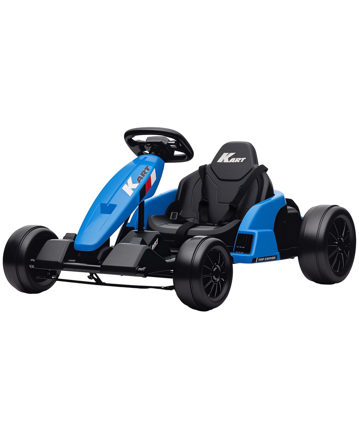 Sevorley Kids Go-Kart, 24V Powered, Adjustable Seat, Ages 6-12