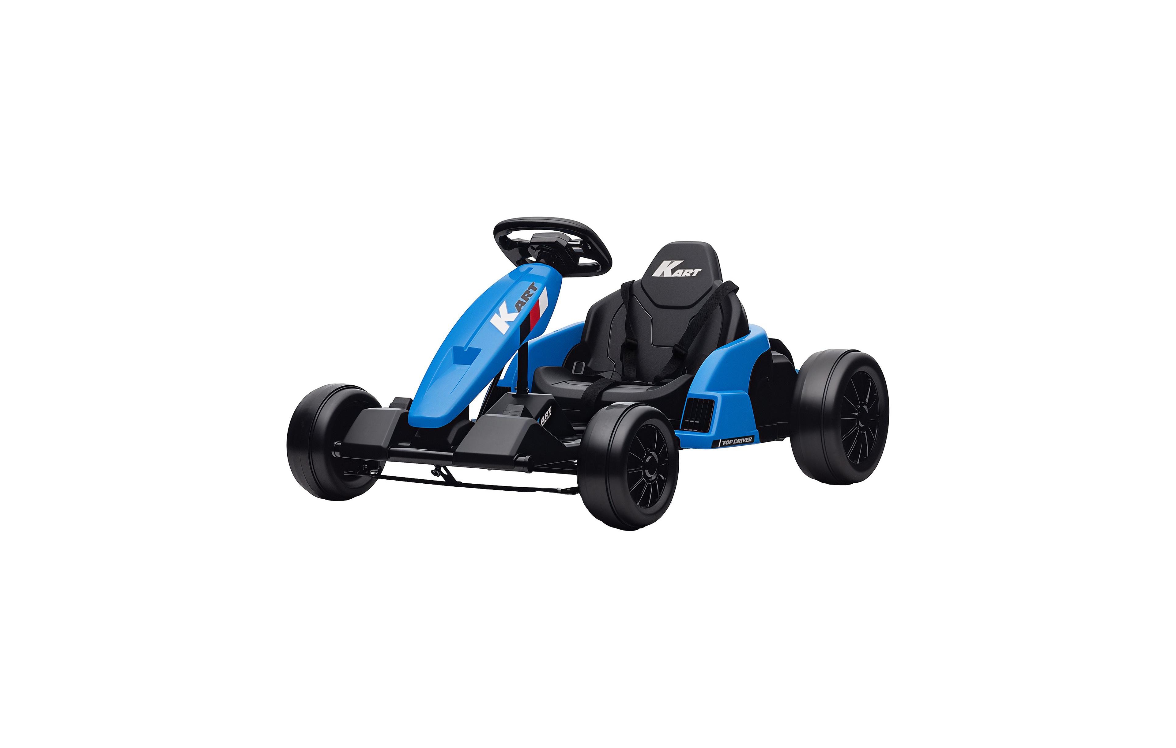 Sevorley Kids Go-Kart, 24V Powered, Adjustable Seat, Ages 6-12