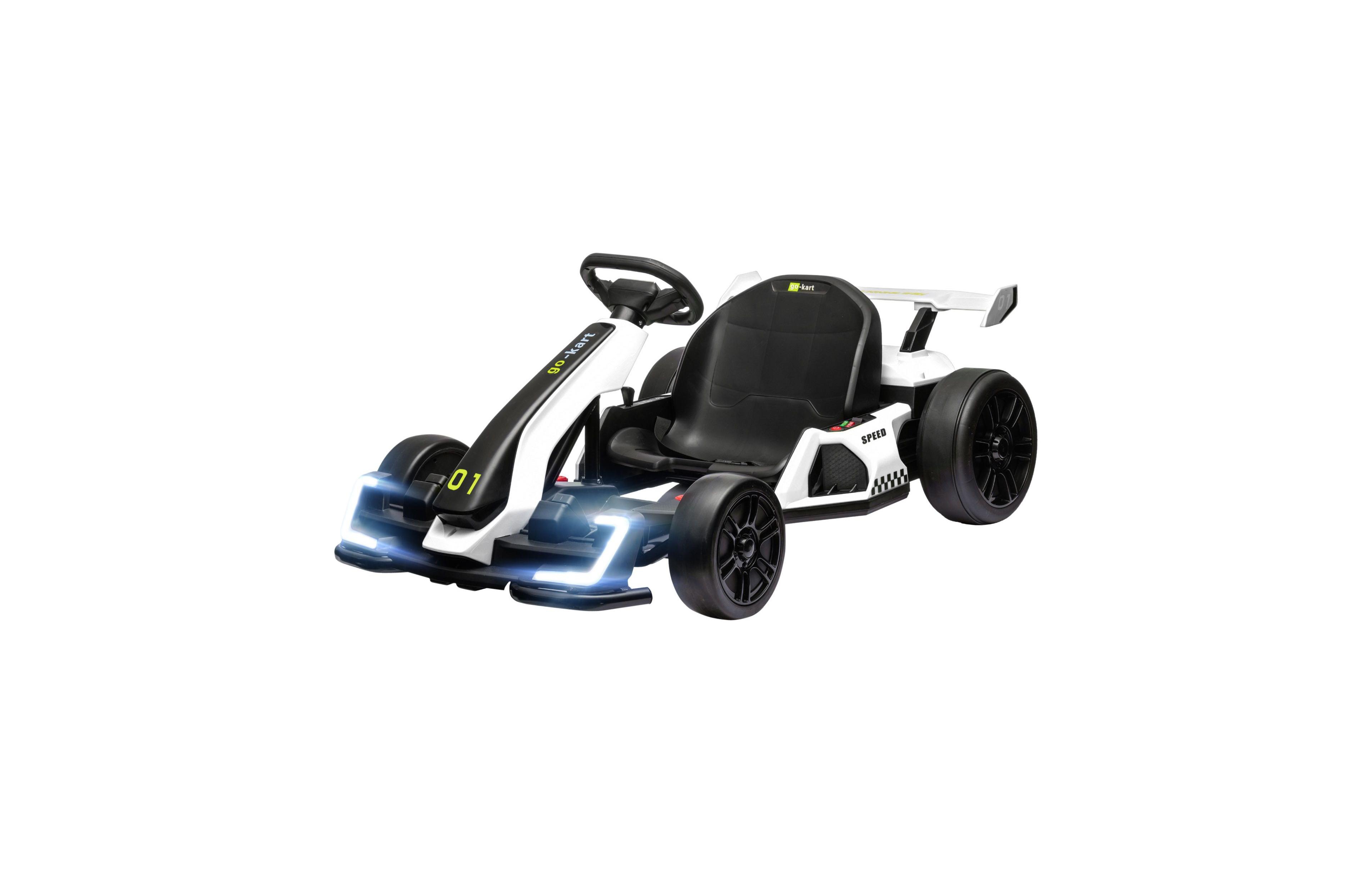 Sevorley Kids 24V Go-Kart with Adjustable Seat, Ages 6-12