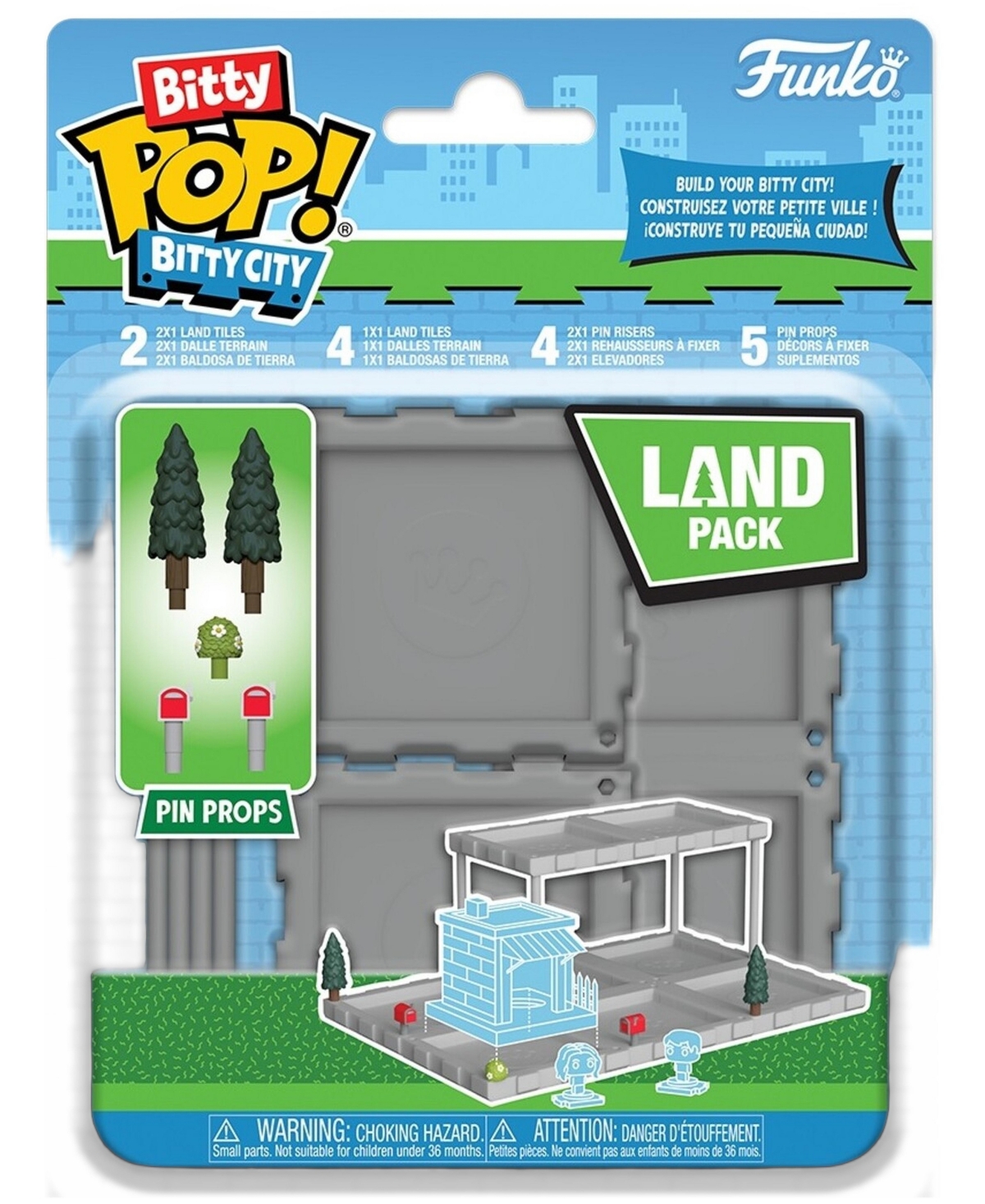 Funko Bitty City Expansion Land Kit, Ages 3+