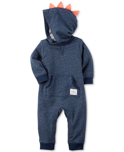Carter's 1-Pc. Hooded Dinosaur Coverall, Baby Boys (0-24 months)