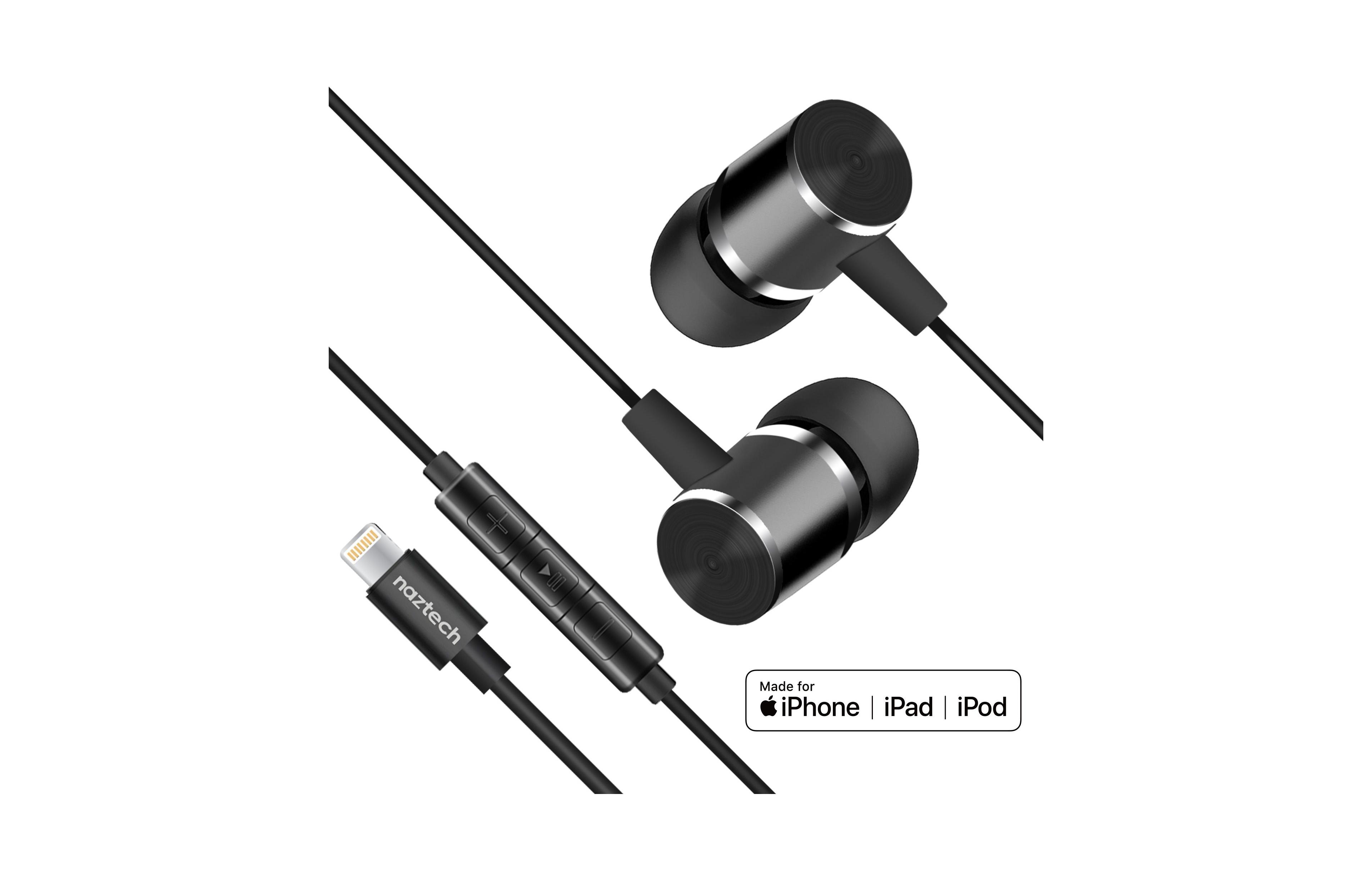 Naztech Platinum Lightning Earphones
