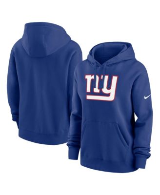 Women's Royal New York Giants Club Fleece Hoodie