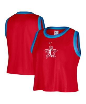 Women's  Red 2026 WNBA All-Star Game Cropped Mesh Tank Top