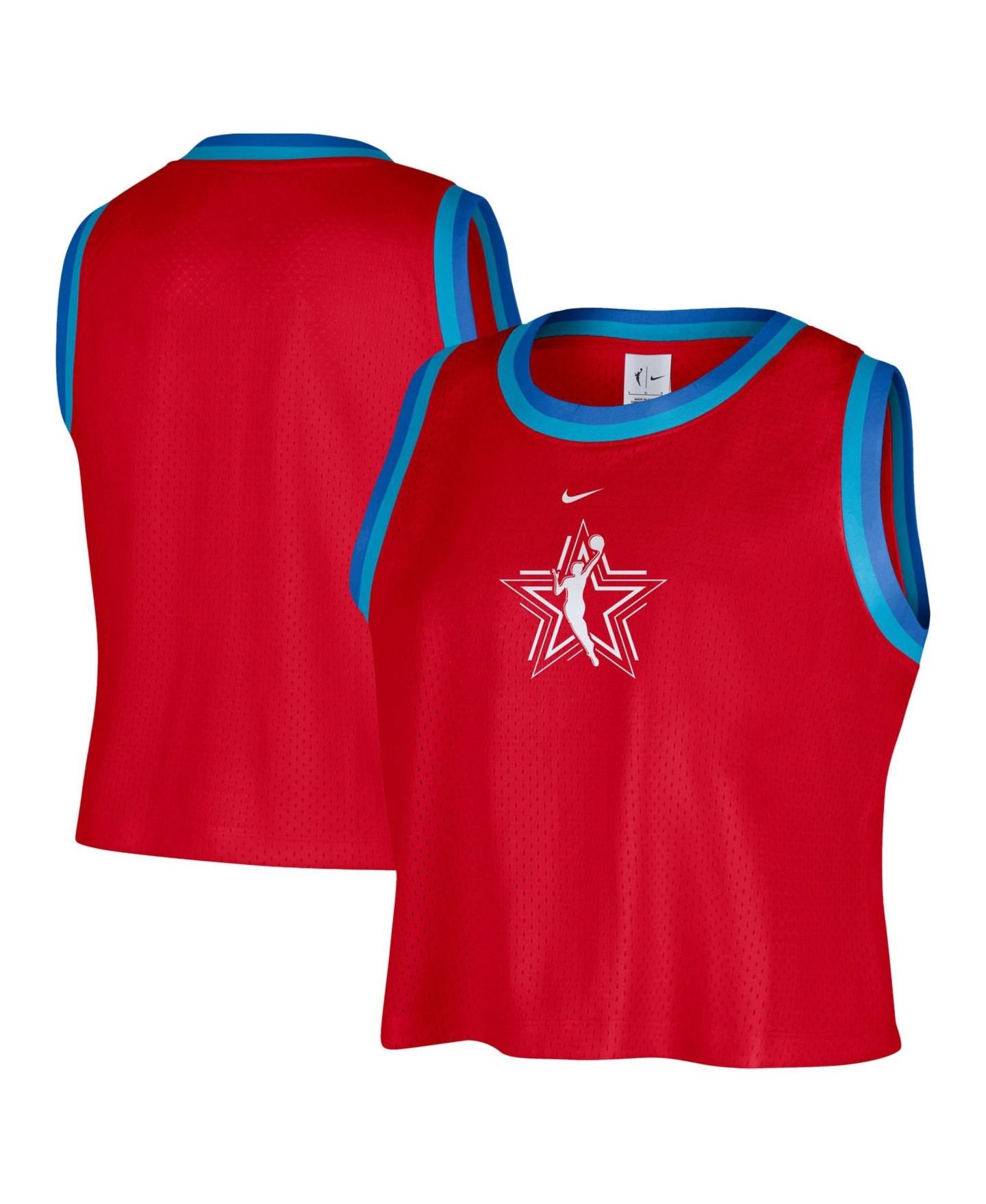 Женский топ Nike Red 2026 WNBA All-Star Game Cropped Mesh — фото 1