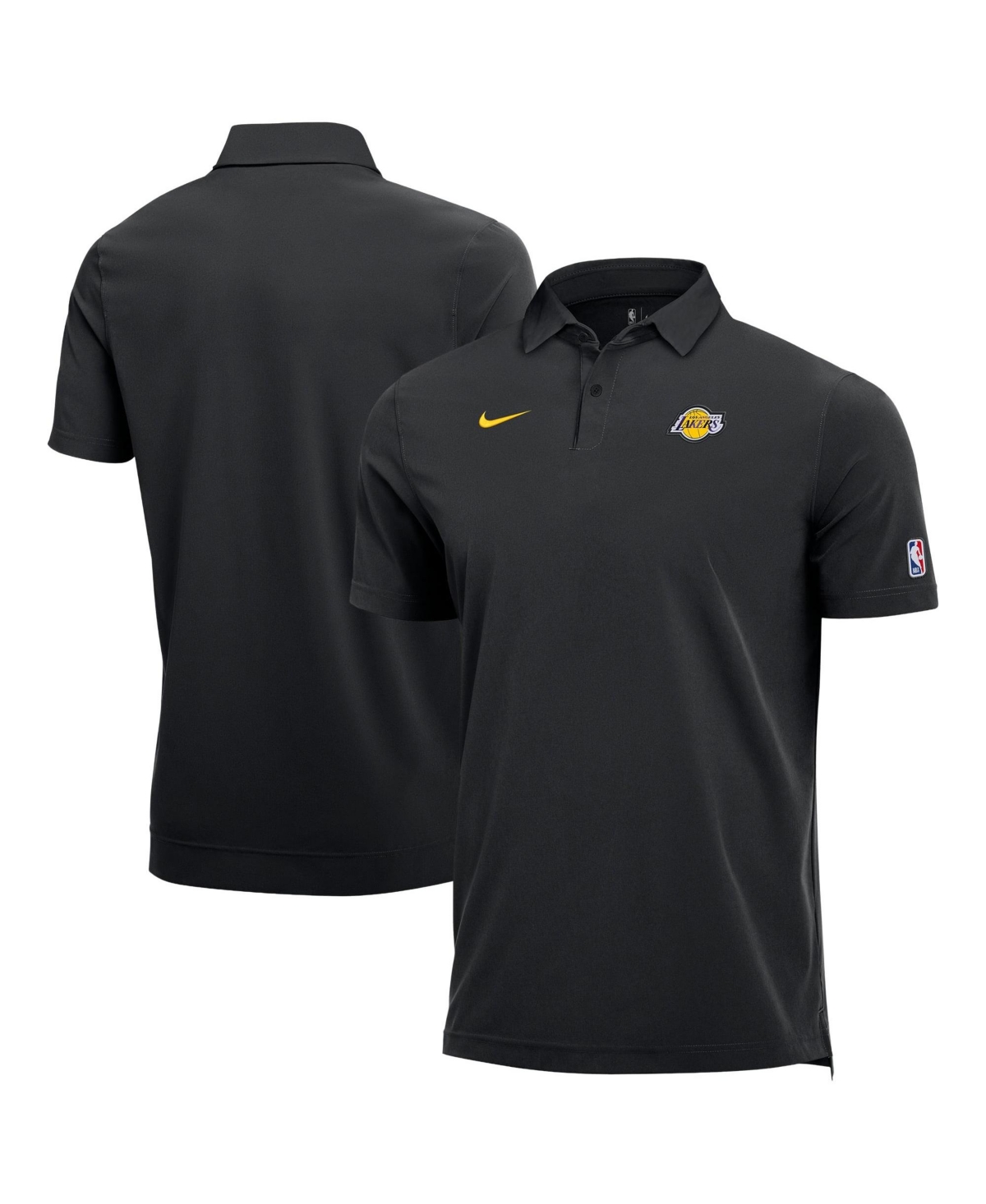 Nike Men's Black Los Angeles Lakers 2026/27 Dri-fit Coaches Polo Shirt