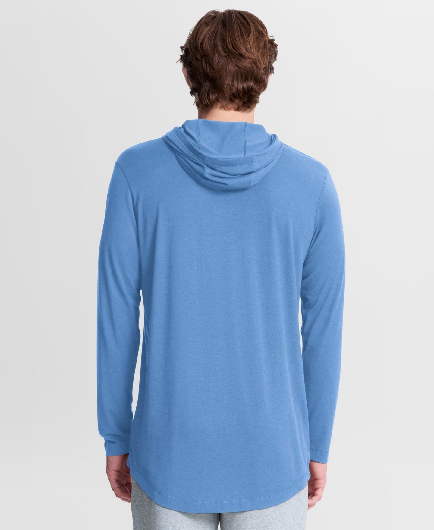 Мужские футболки Jordan Carolina Blue North Carolina Tar Heels Primetime Arch Tri-Blend Dri-FIT Long Sleeve Hooded — фото 2