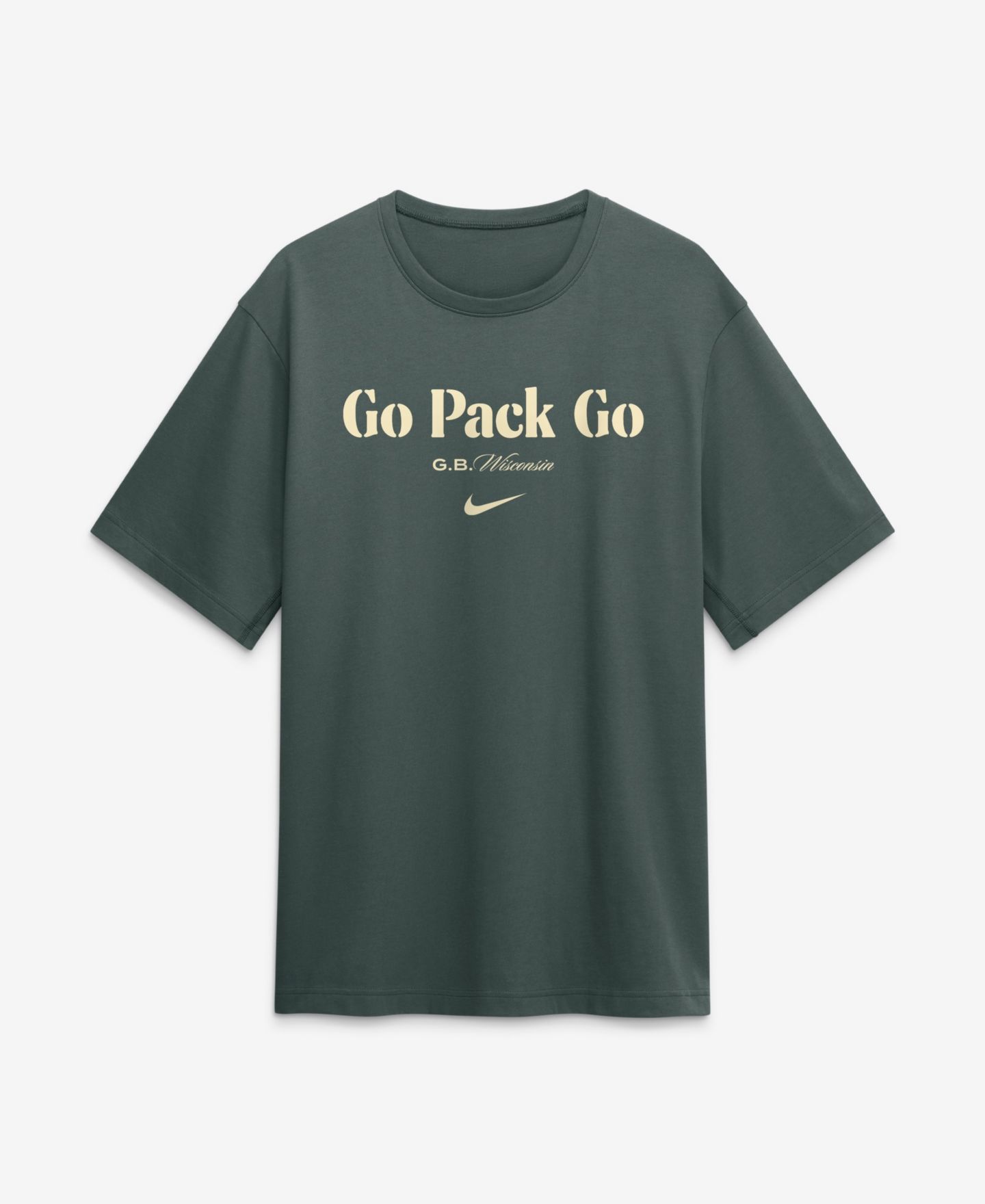 Мужская футболка Nike Green Green Bay Packers 2026 Rivalries Collection Dri-FIT — фото 2