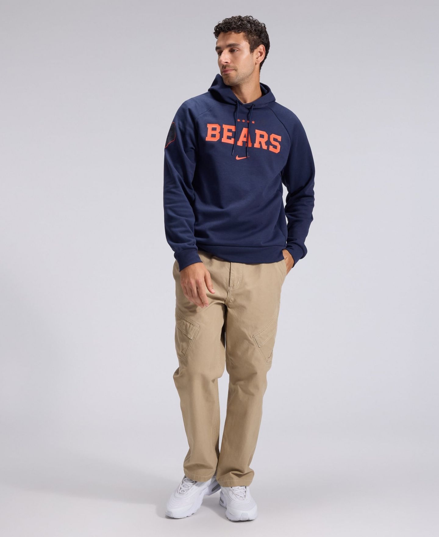Мужское худи Nike Chicago Bears 2026 Rivalries Collection Dri-FIT, Navy — фото 3
