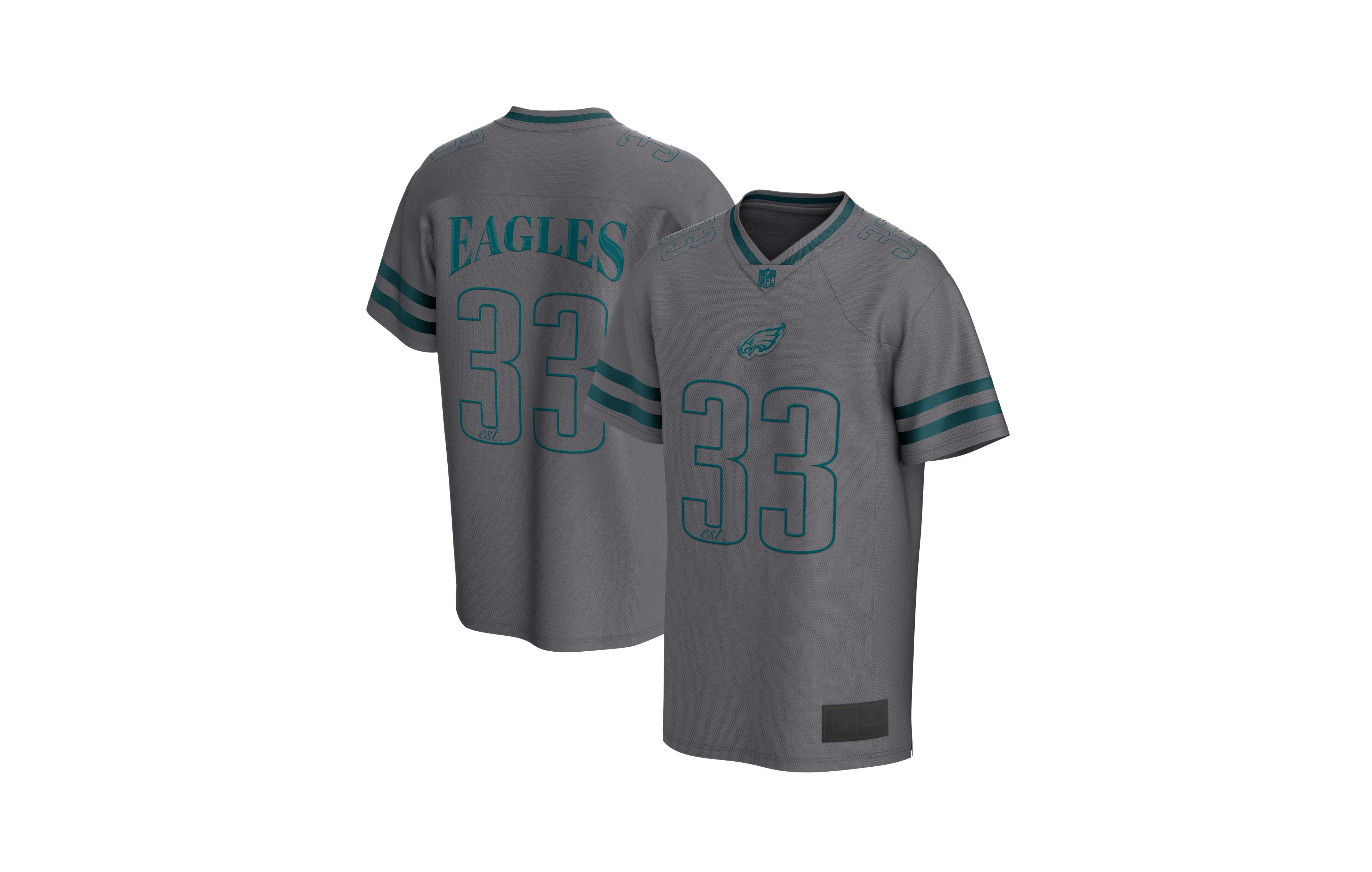 Fanatics Men's Gray Philadelphia Eagles After Hours Fashion Mesh Top
