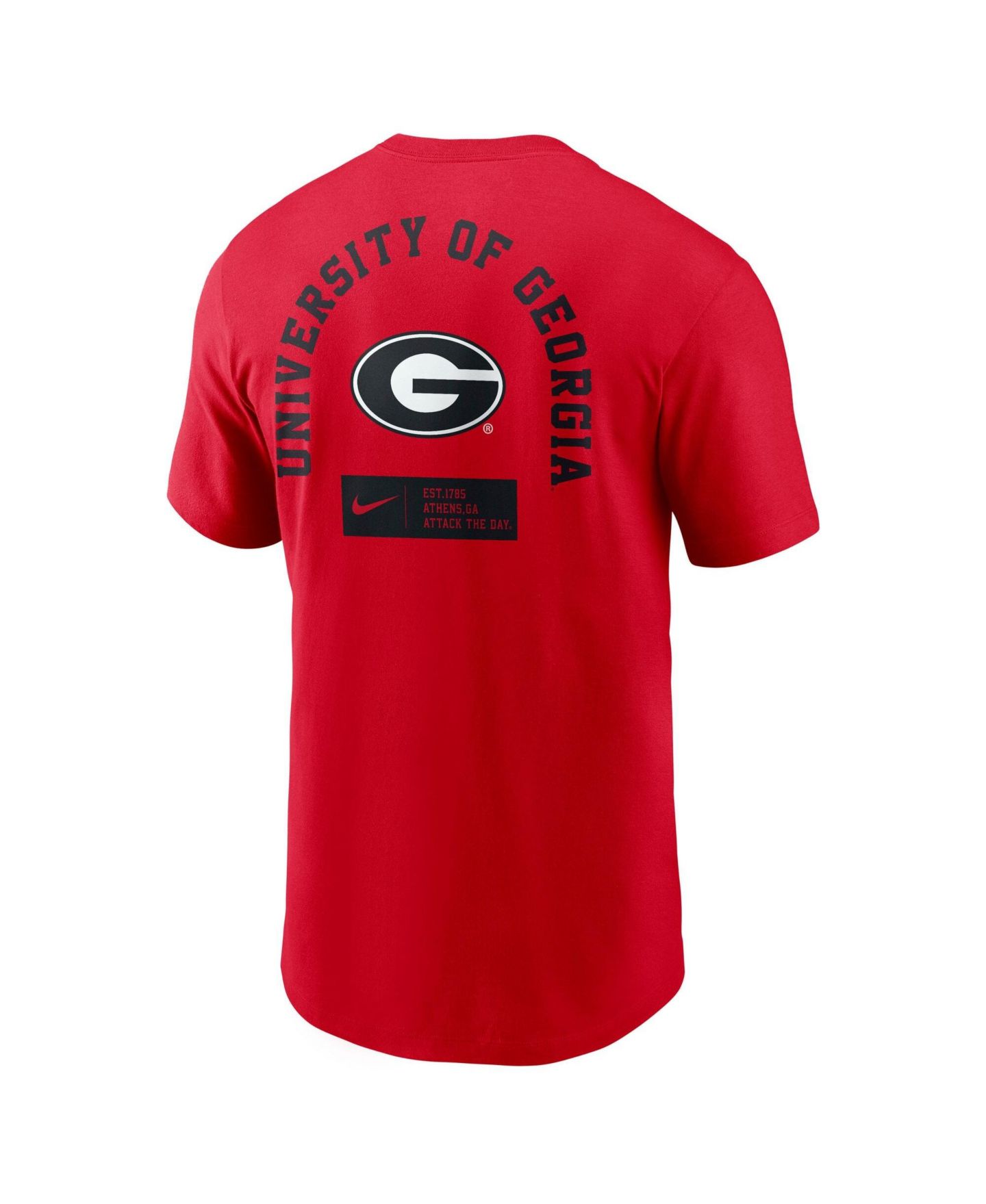 Мужская футболка Nike Red Georgia Bulldogs Primetime Crew — фото 5