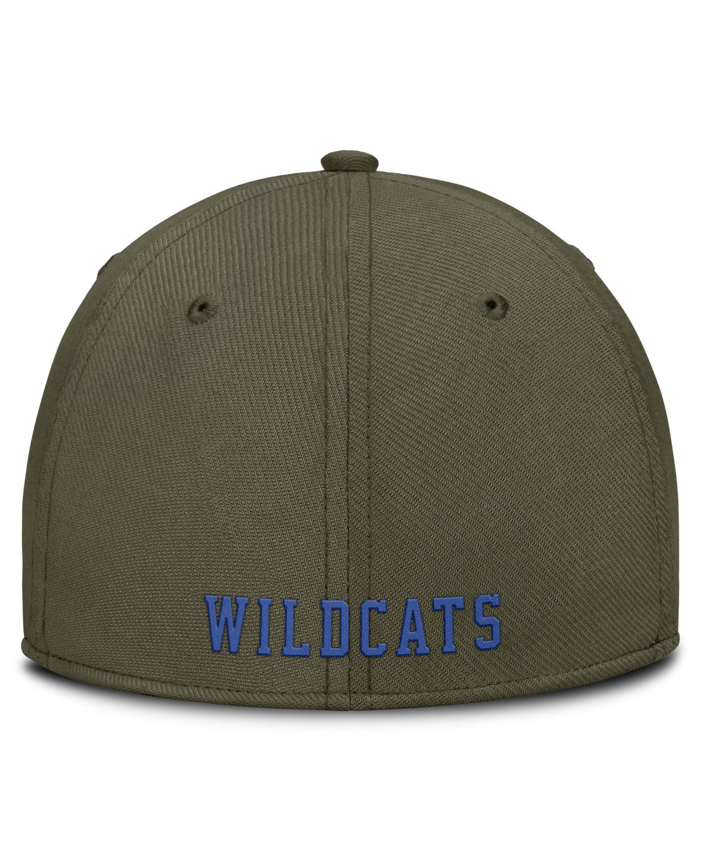 Мужской головной убор Nike Olive Kentucky Wildcats Primetime SwooshFlex Dri-FIT Hat — фото 4