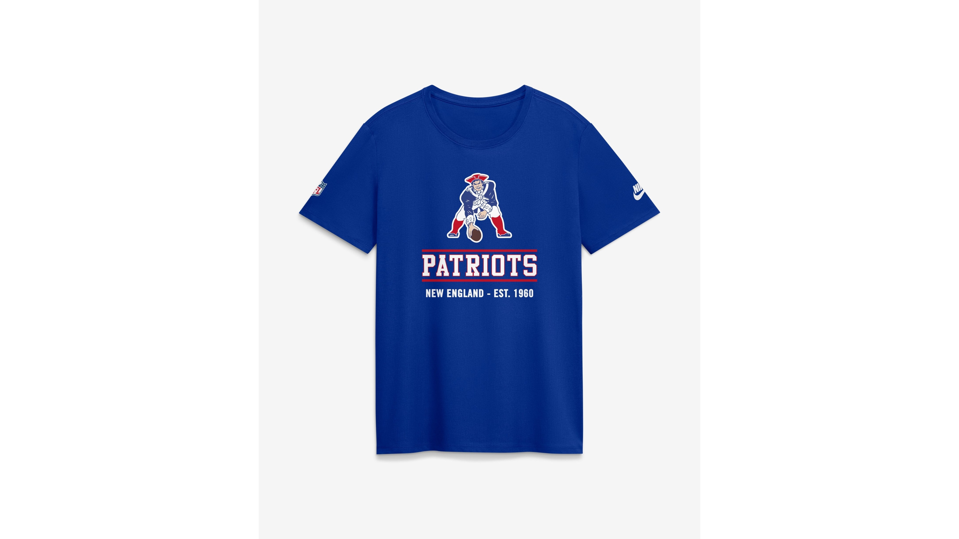 Nike Women's Royal New England Patriots Sideline Alt Dri-fit T-Shirt