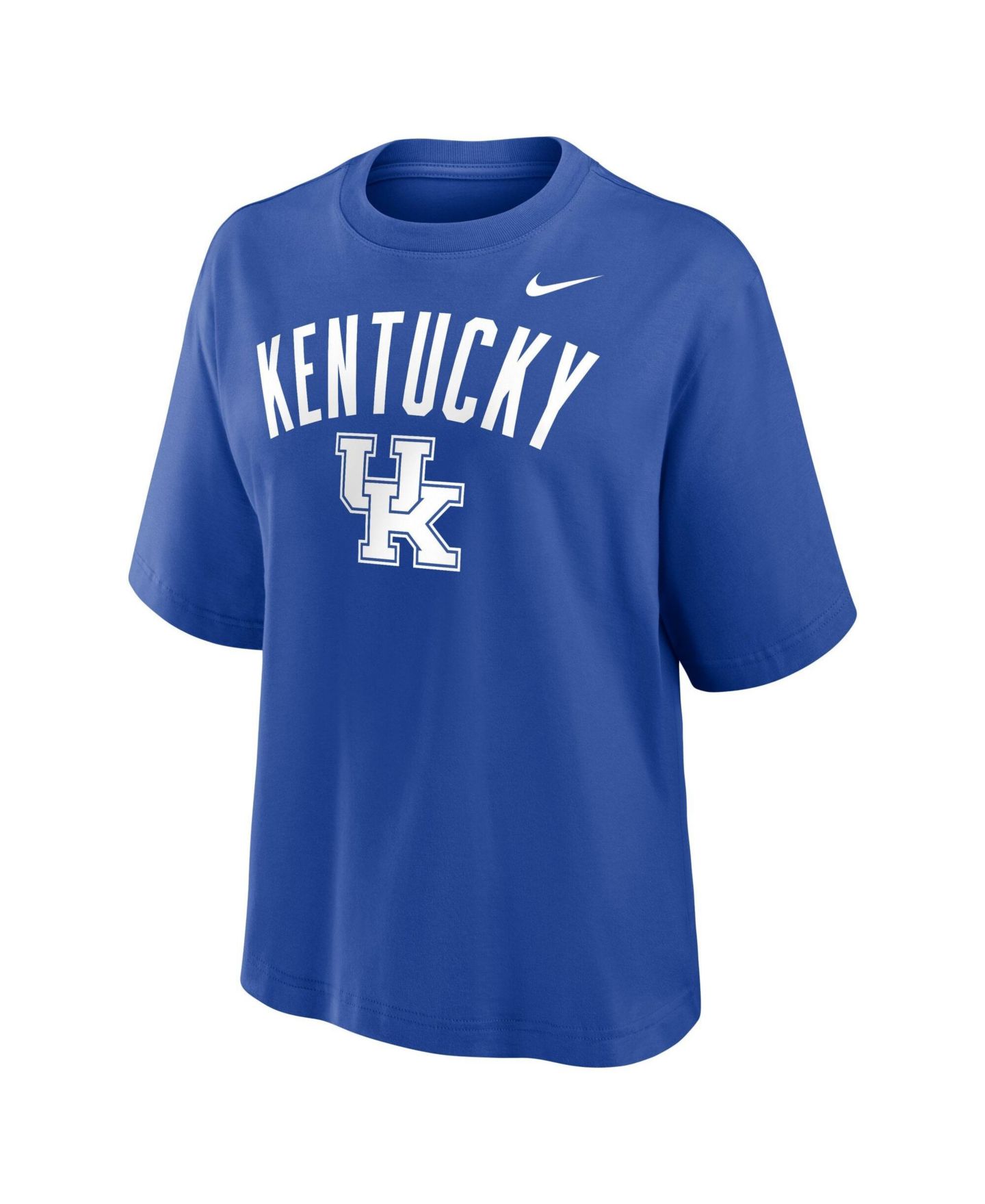 Женская футболка Nike Royal Kentucky Wildcats Arch Logo Boxy — фото 4