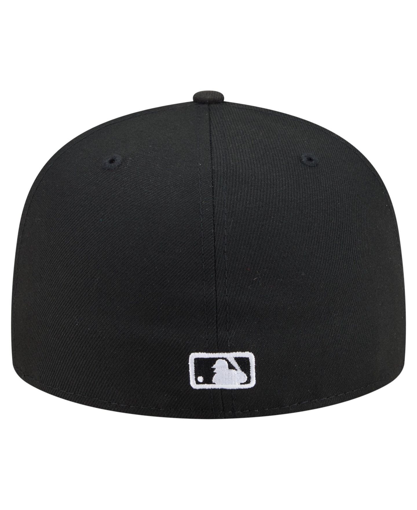 Мужская кепка New Era Black Seattle Mariners Americana Bald Eagle Pre-Curved 59FIFTY Fitted Hat — фото 4