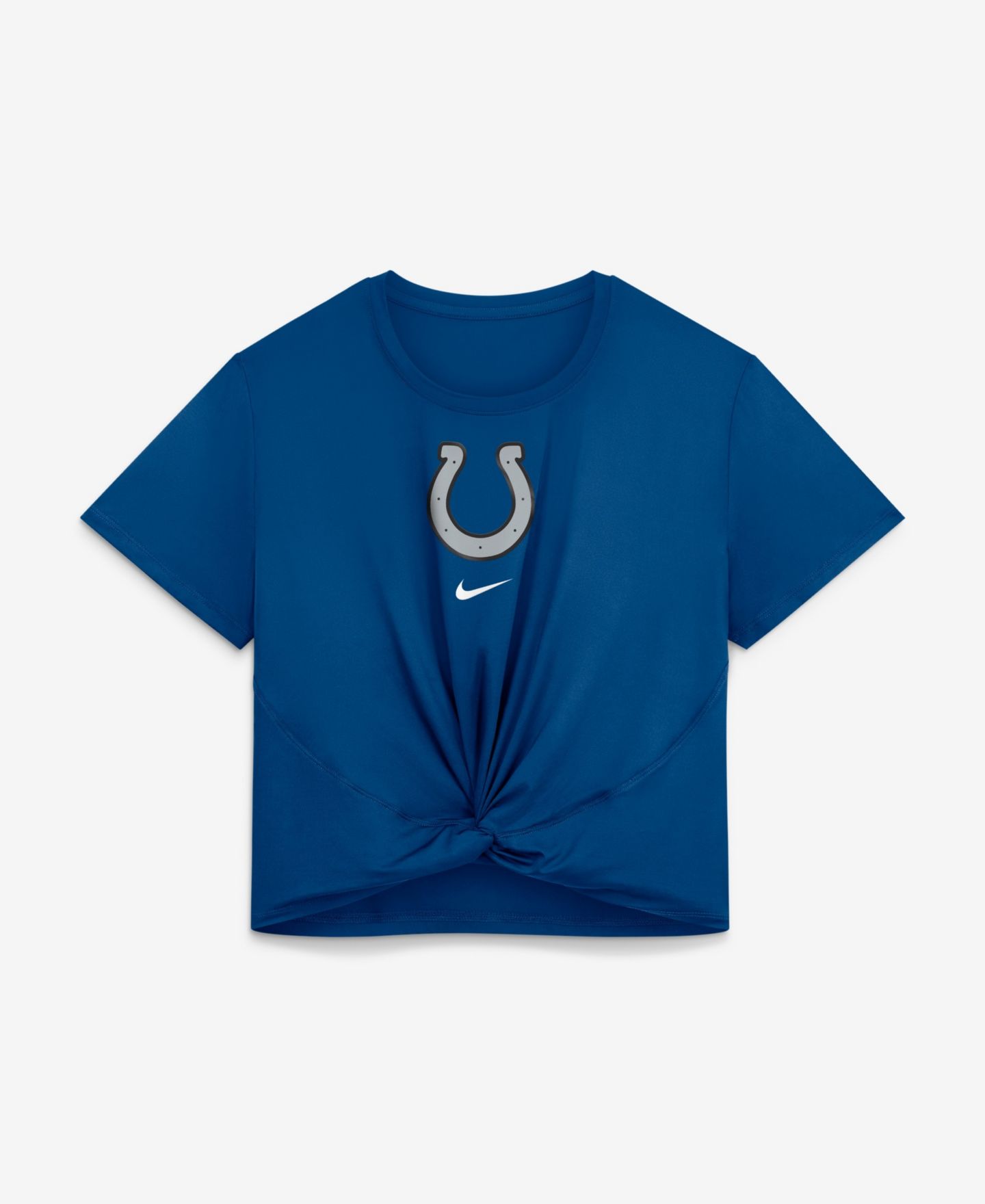 Женская футболка Nike Blue Indianapolis Colts 2026 Rivalries Collection Classic Twist Cropped — фото 4