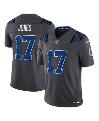 Men's Daniel Jones Anthracite Indianapolis Colts 2026 Rivalries Collection Stitched Limited Jersey