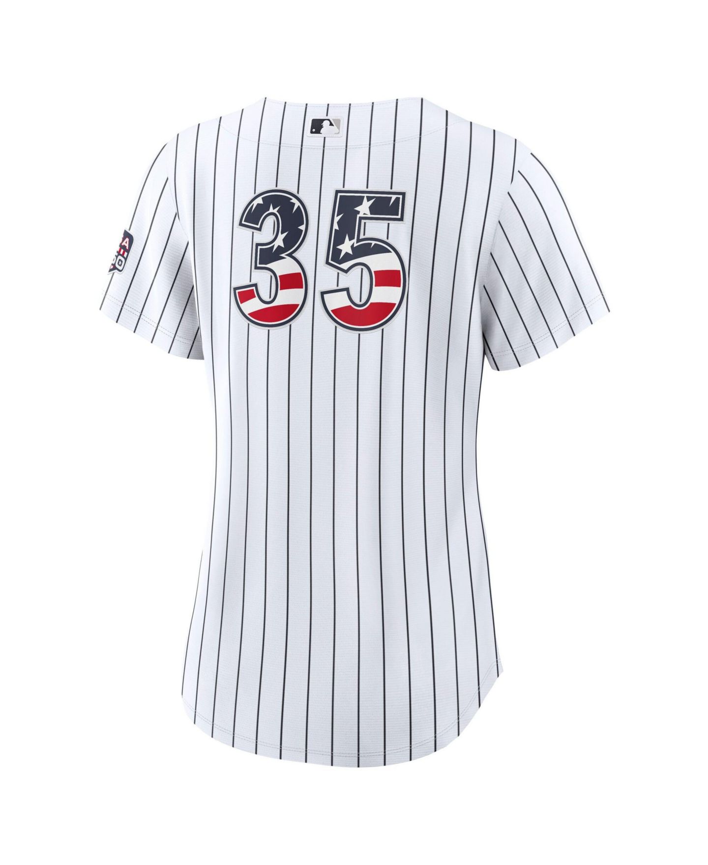 Женский топ Nike Fourth of July New York Yankees Cody Bellinger White USA 250 Stadium Jersey — фото 3