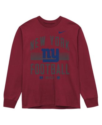 Toddler Red New York Giants Essential Long Sleeve T-Shirt