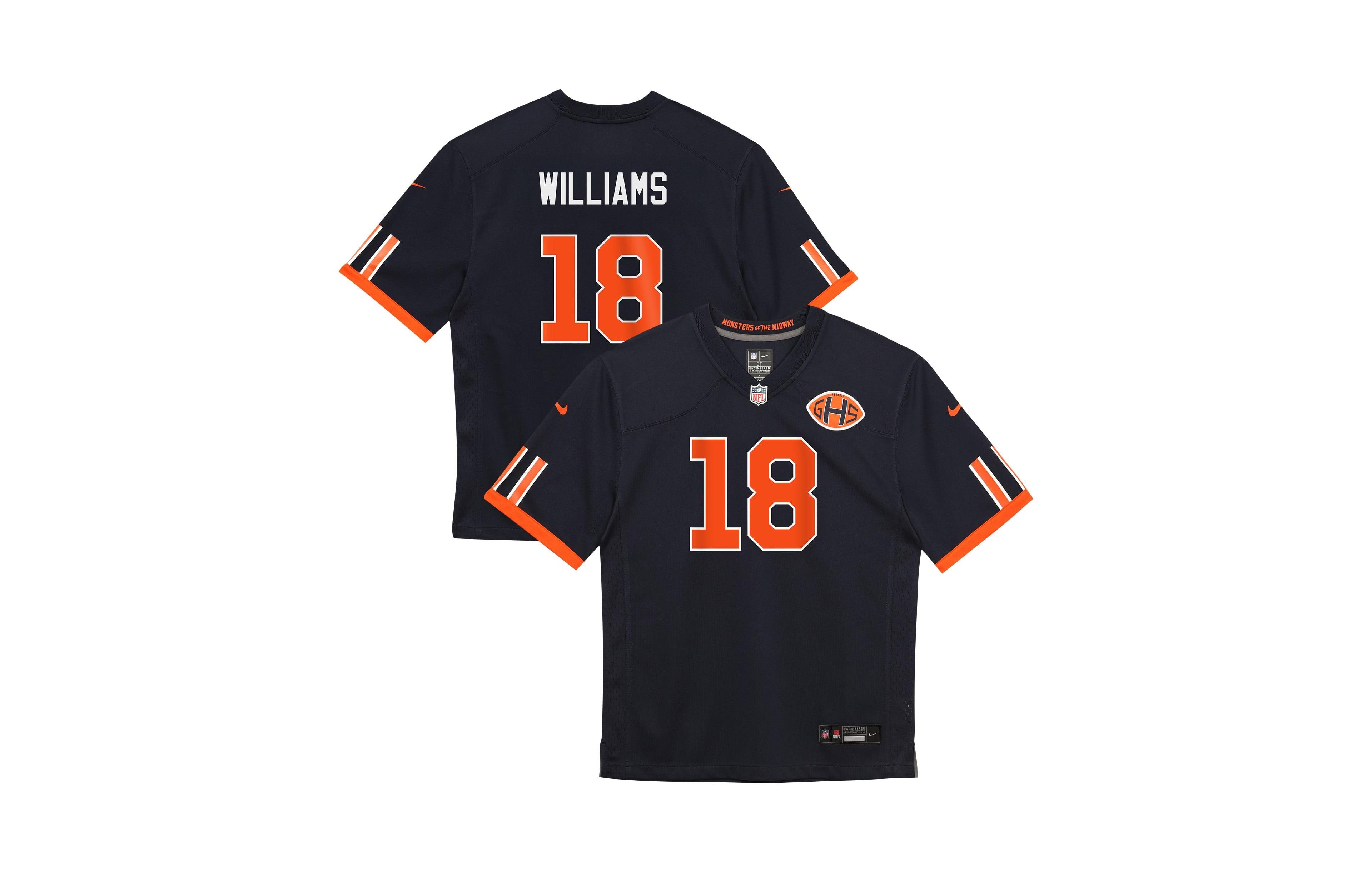 Nike Preschool Caleb Williams Navy Chicago Bears 2026 Rivalries Collection Game Jersey