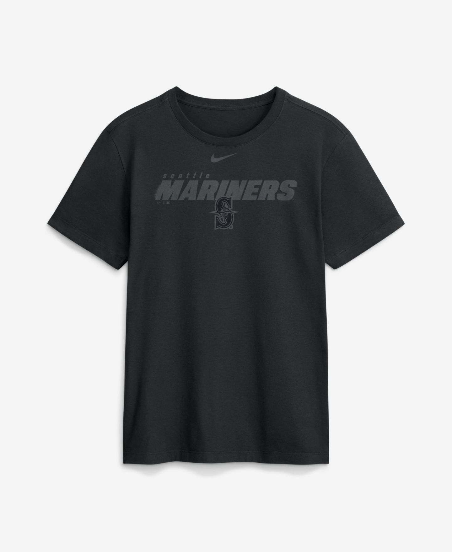 Мужская футболка Nike Black Seattle Mariners Tonal Club — фото 1