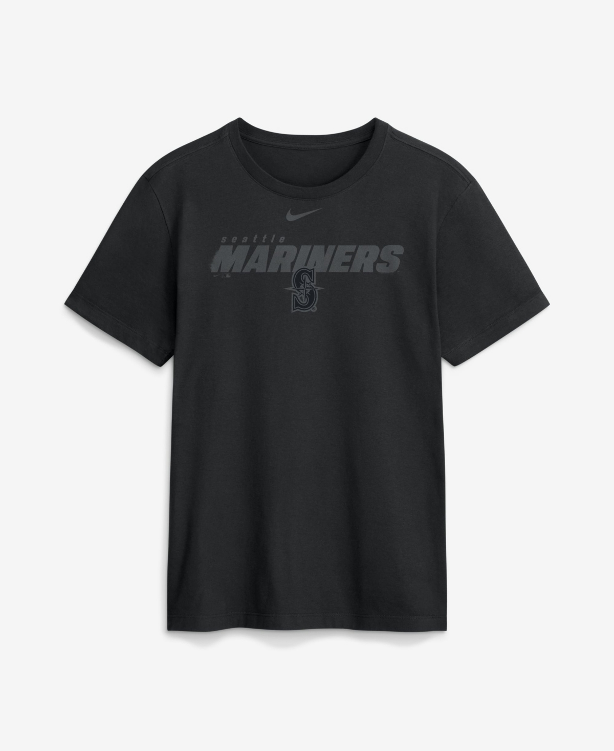 Nike Men's Black Seattle Mariners Tonal Club T-Shirt - Black