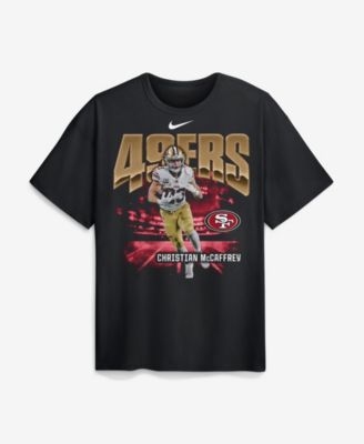 Men's Christian McCaffrey Black San Francisco 49ers Player Graphic Max90 T-Shirt