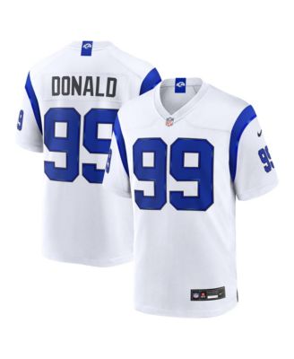 Men's Aaron Donald Los Angeles Rams Fearsome White Game Jersey