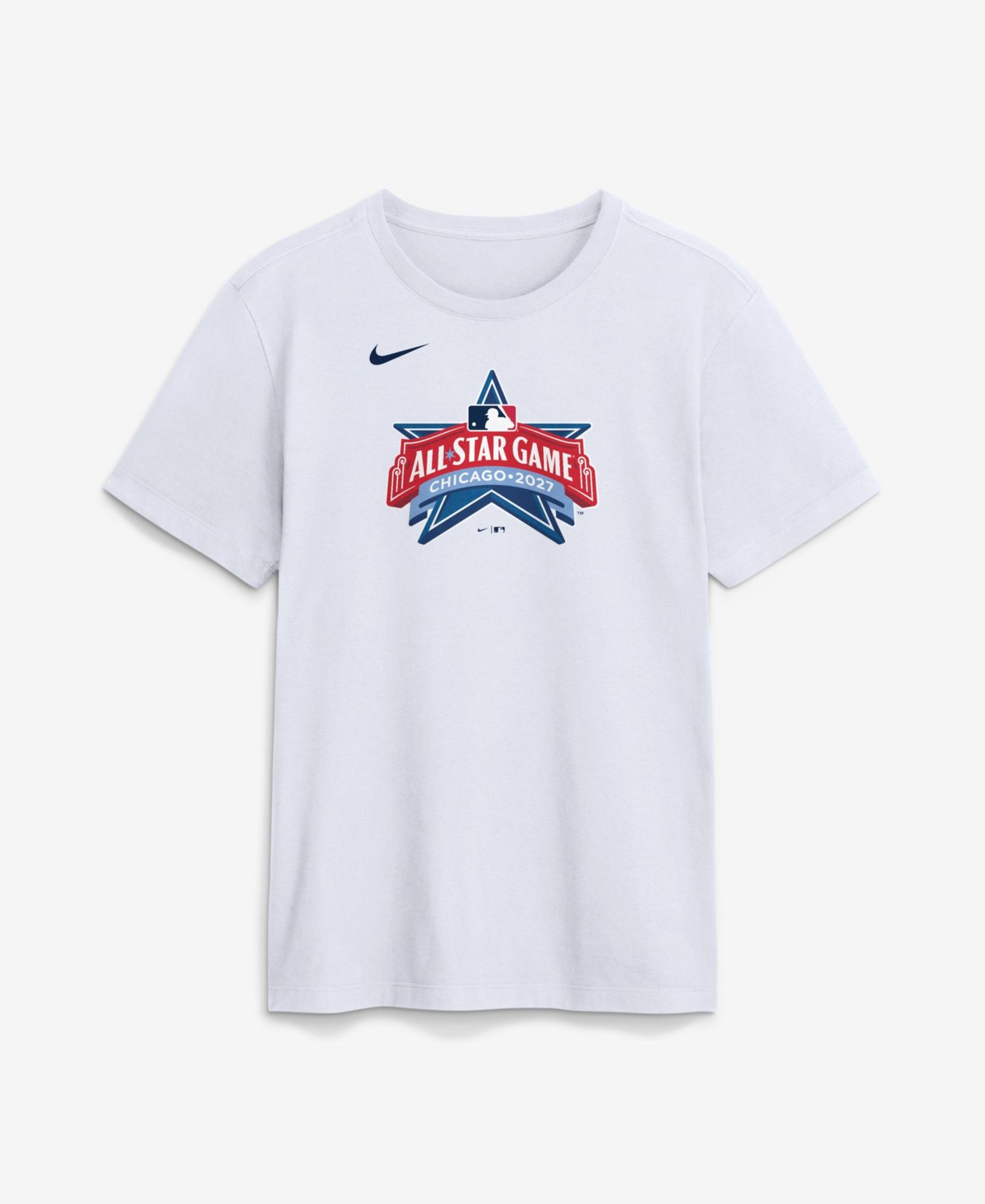 Мужская футболка Nike White 2027 MLB All-Star Game Logo — фото 1