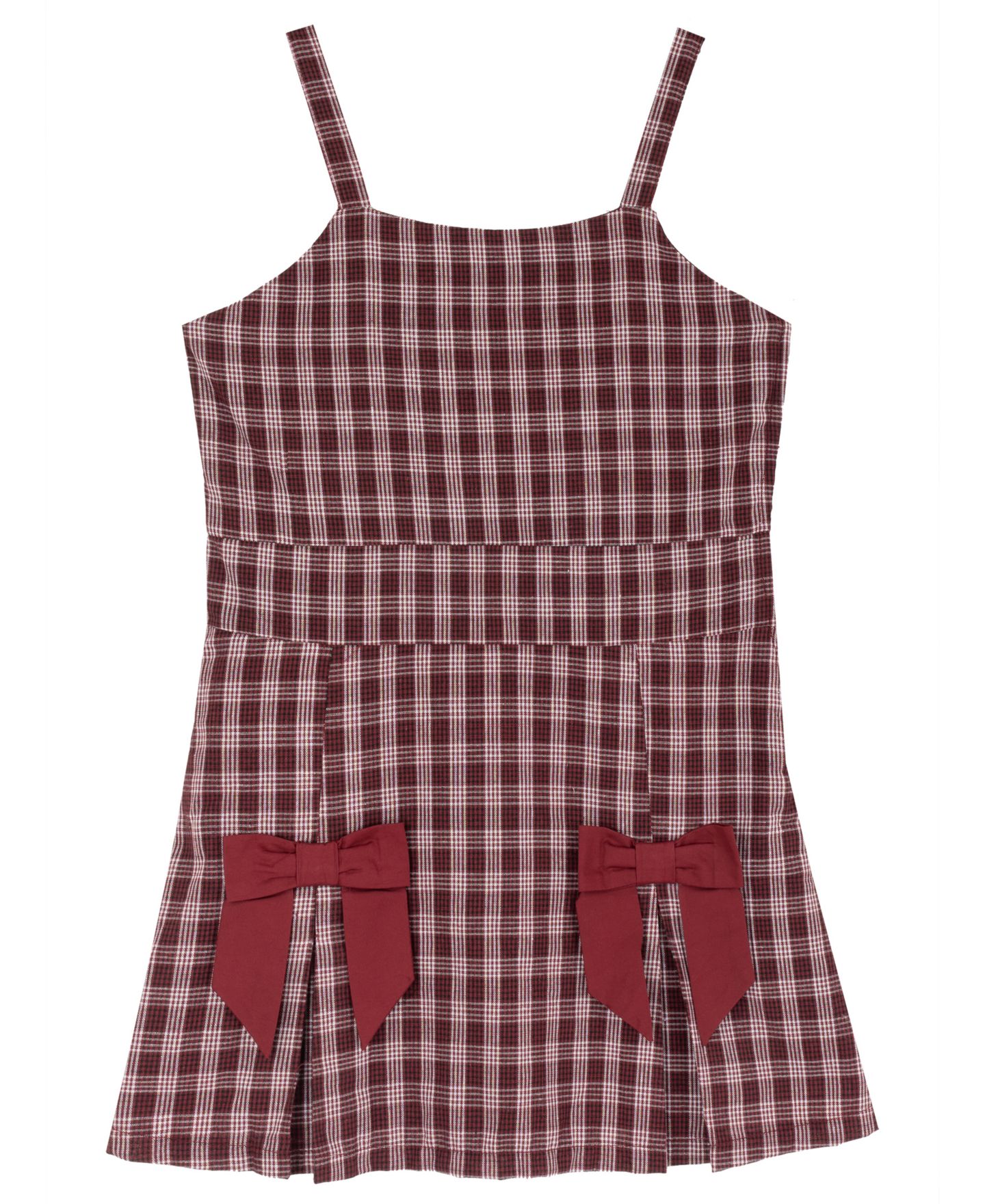Платья Rare Editions Fit-and-Flare Holiday Square neck Cardigan and Dress, 2-Piece Set для девочек, цвет: Бордовый — фото 7