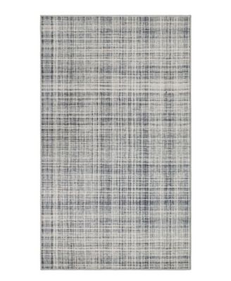 Contemporary Lines Printed Washable Rug, 60" x 36"
