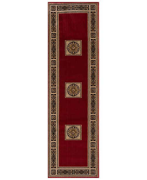 KM Home Sanford Milan 2'3" x 7'7" Runner Rug, Created for Macy's Rugs