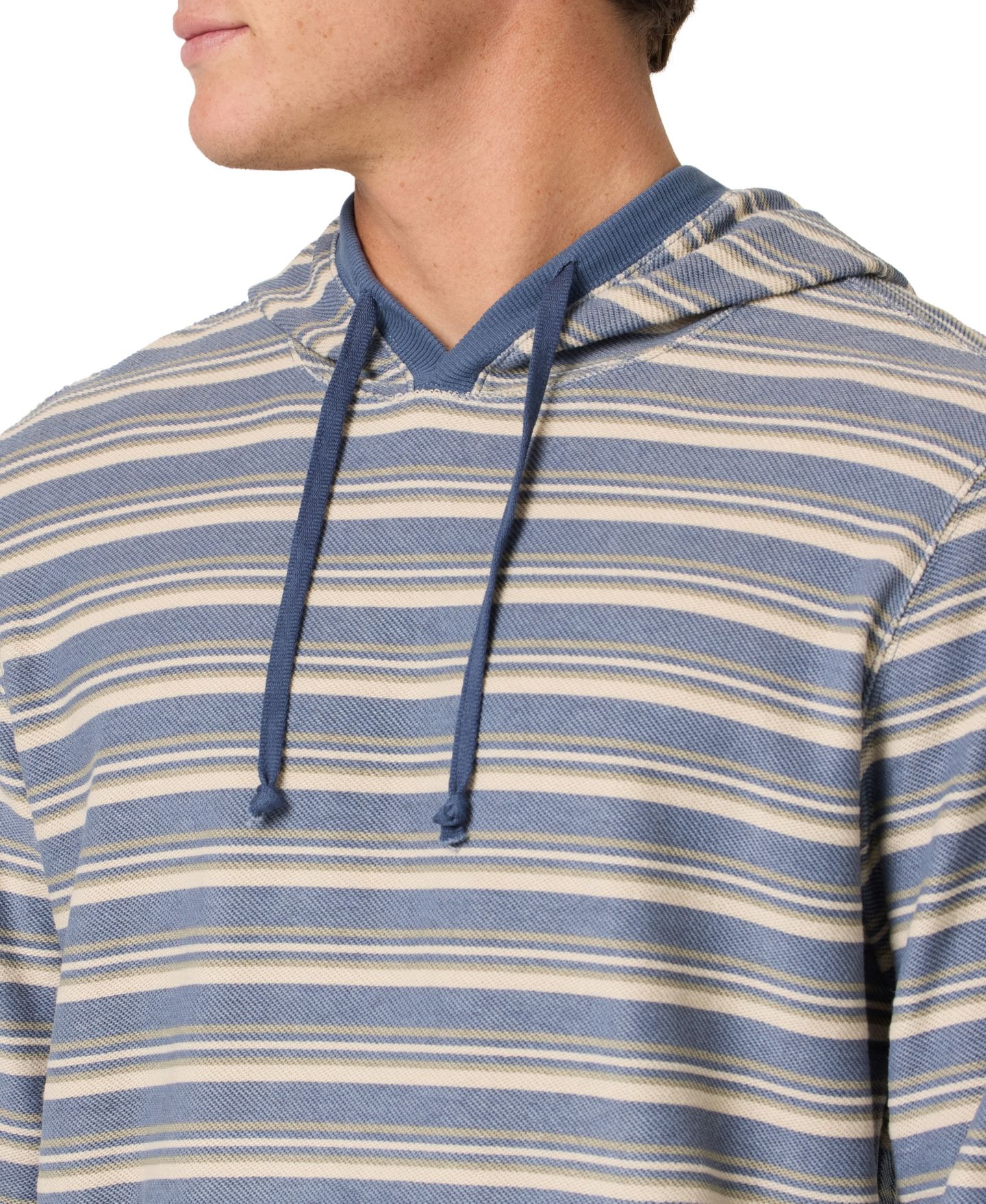 Мужское худи O'Neill Arlo Long-Sleeve Kangaroo-Pocket Pullover, цвет: Глубокий синий — фото 2