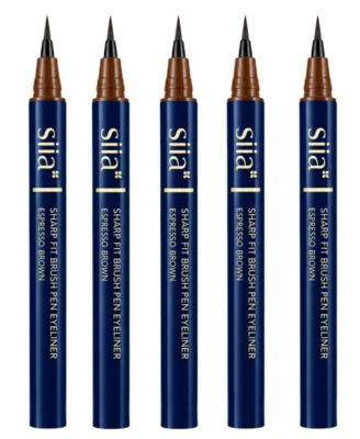 5 Pieces Sharp Fit Brush Pen Eyeliner