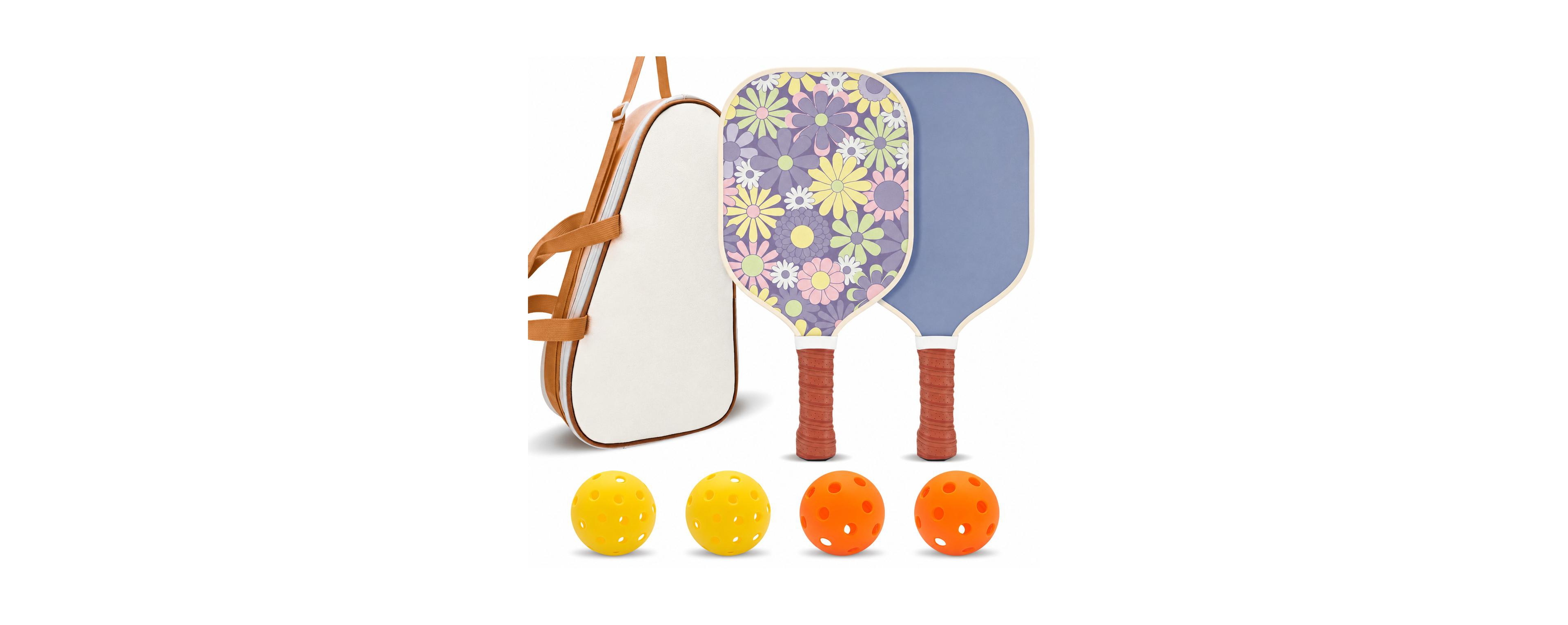 Sportneer Usapa Approved Pickleball Paddle Set 2 Or 4 Rackets Balls Carry Bag For All Levels