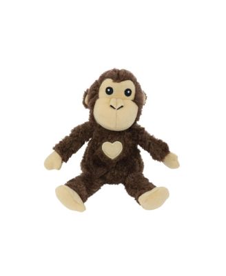 Jr Safari Monkey, Durable Plush Squeaky Dog Toy