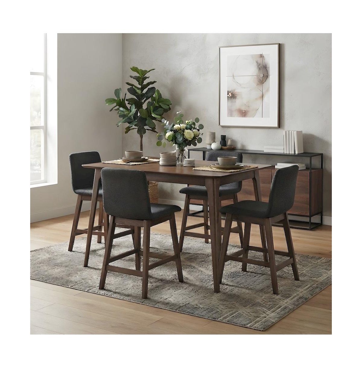 Starlight Canyon Home Wood Veneer Counter Height Pub Bar Dining Table