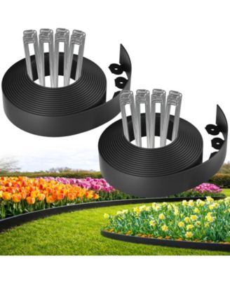 66ft Landscape Edging Kit With 100 Steel Stakes
