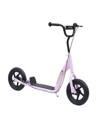 Kids Adjustable Handlebar Steel Ride-On Scooter, Ages 5-12