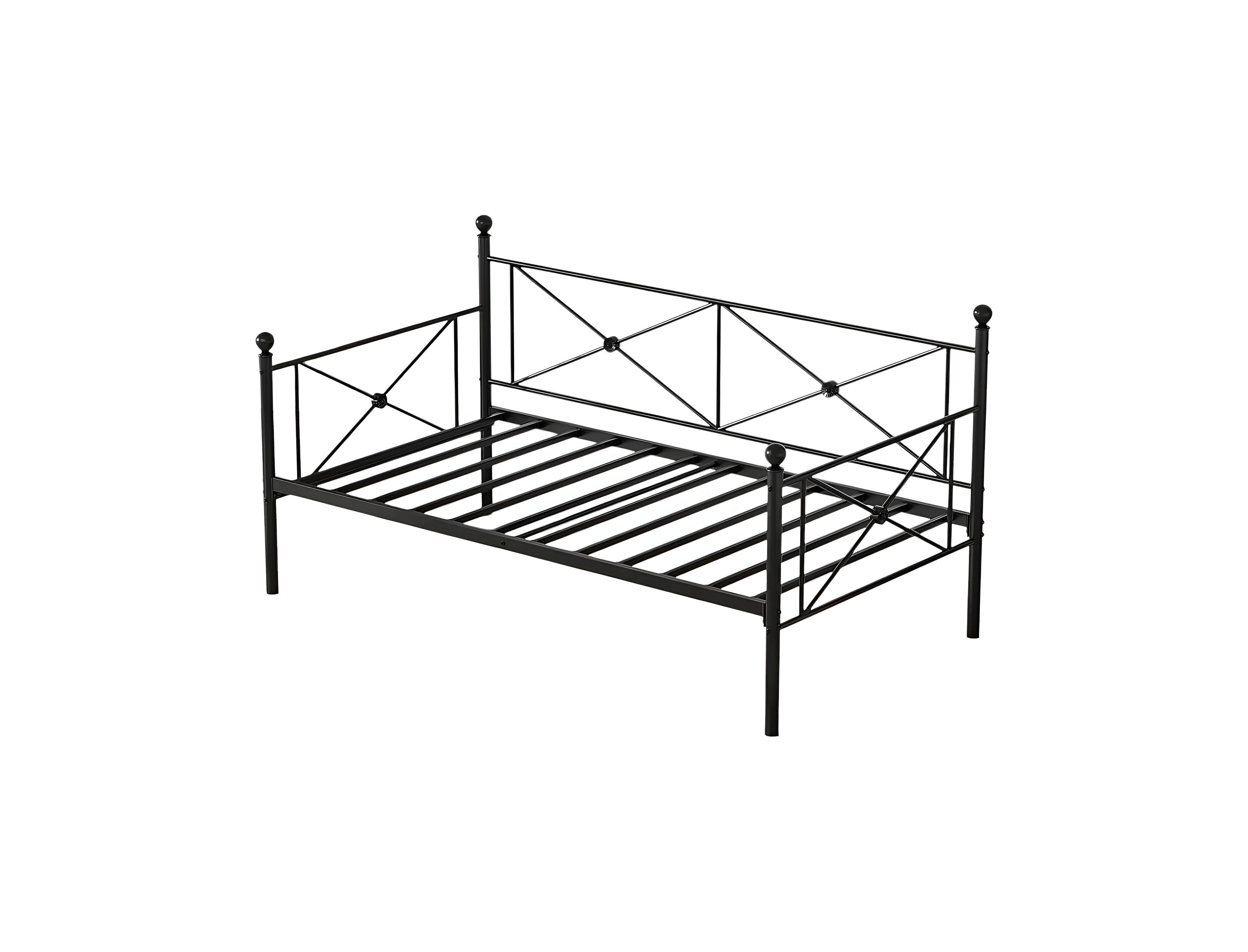 Slickblue Heavy Duty Metal Daybed Frame with Classic Design for Twin Mattress Support