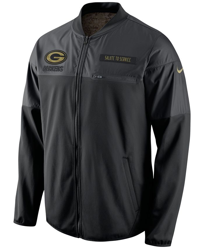 Nike Men's Green Bay Packers Salute to Service Hybrid Jacket - Macy's